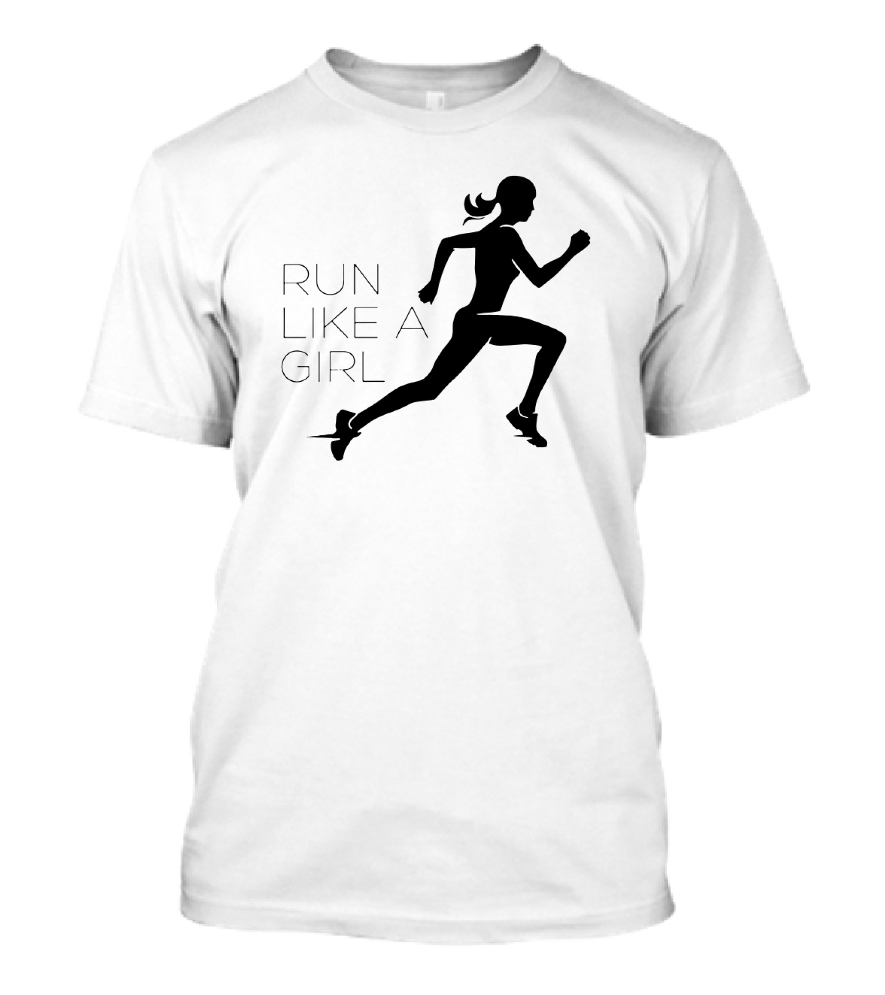 Run Like A Girl Running T-Shirt