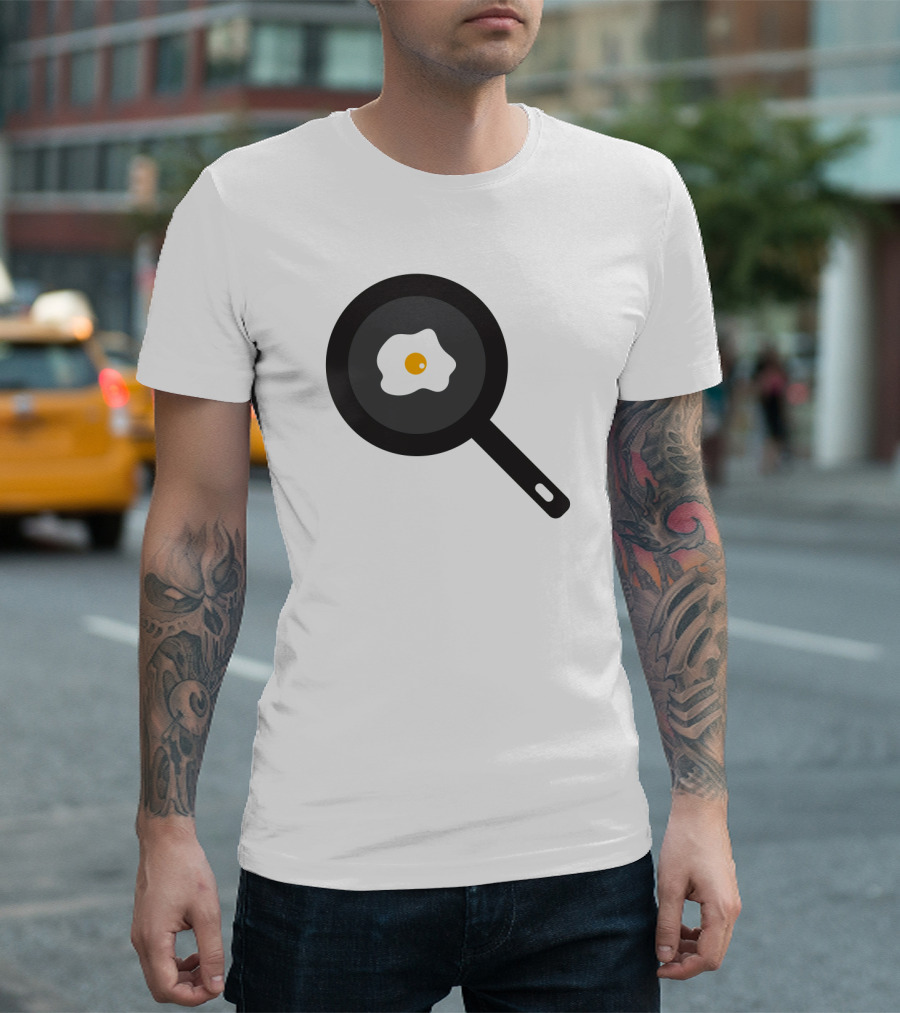 Pan with Fried Egg Cooking T-Shirt