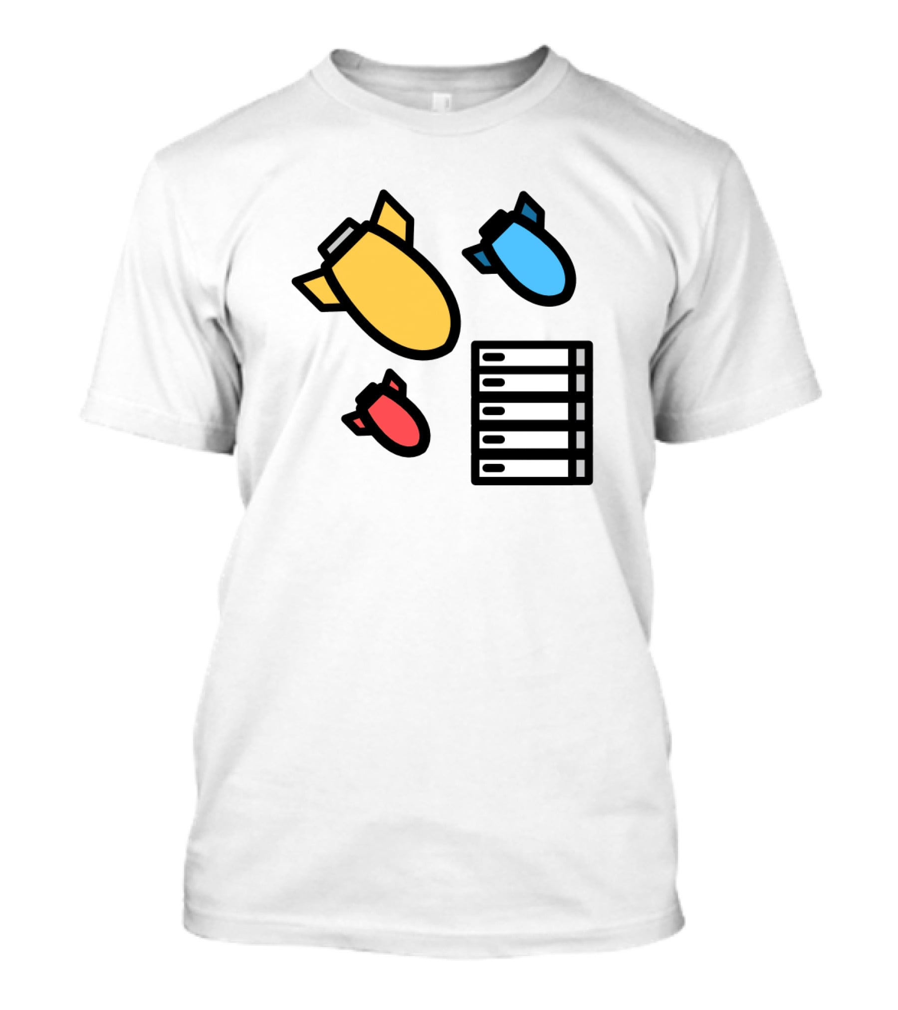 DDOS Attacks Bombarding Server Iconic T-Shirt