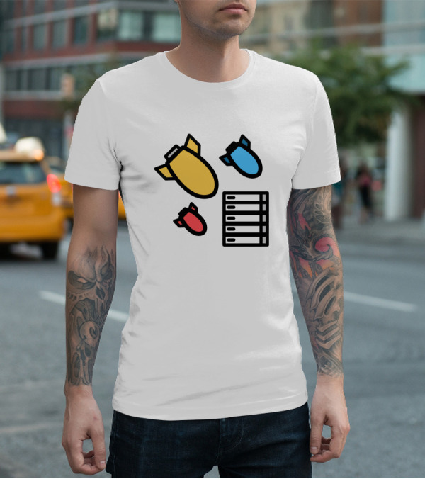 DDOS Attacks Bombarding Server Iconic T-Shirt