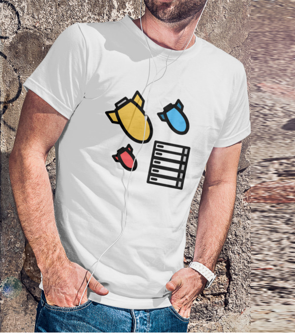 DDOS Attacks Bombarding Server Iconic T-Shirt