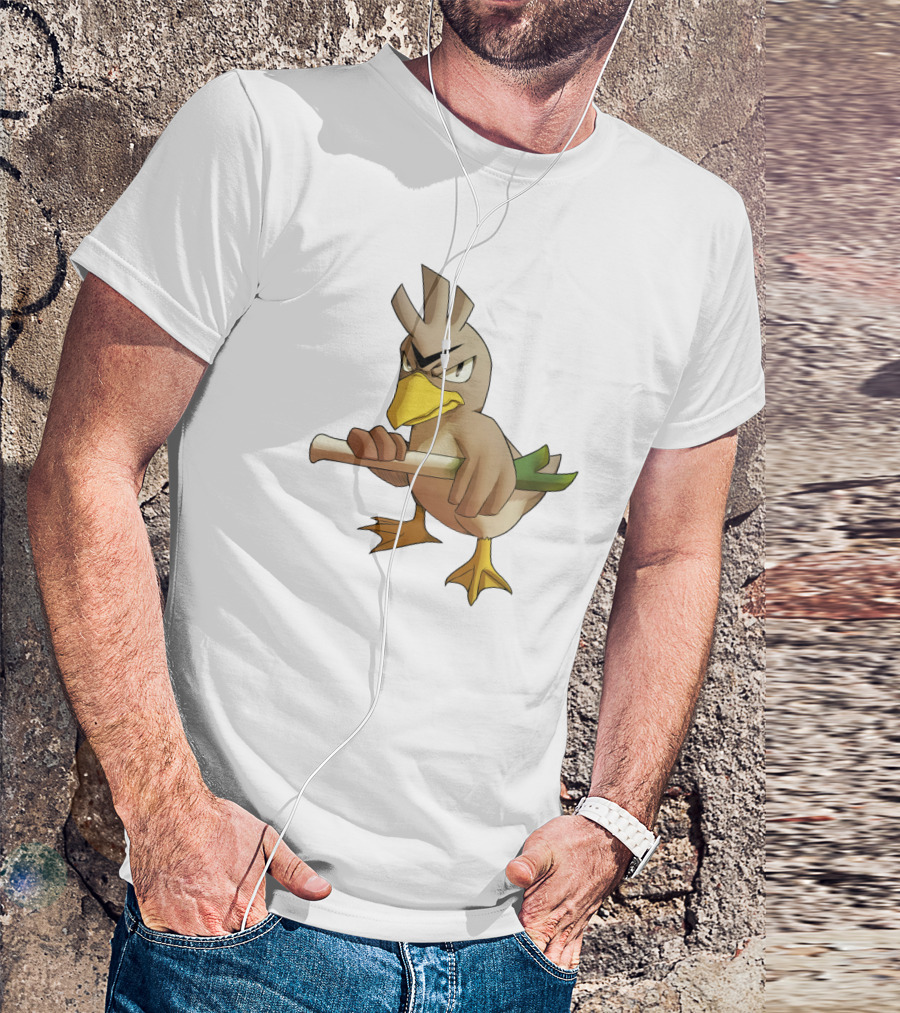 Farfetch'd Pokémon Holding Leek T-Shirt