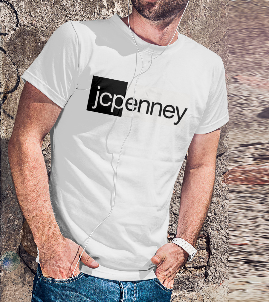 JCPenney Black And White Modern T-Shirt