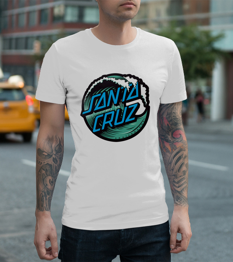 Santa Cruz Skateboards Wave T-Shirt
