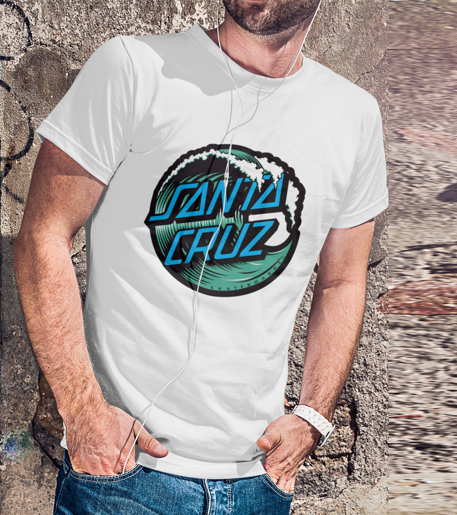 Santa Cruz Skateboards Wave T-Shirt