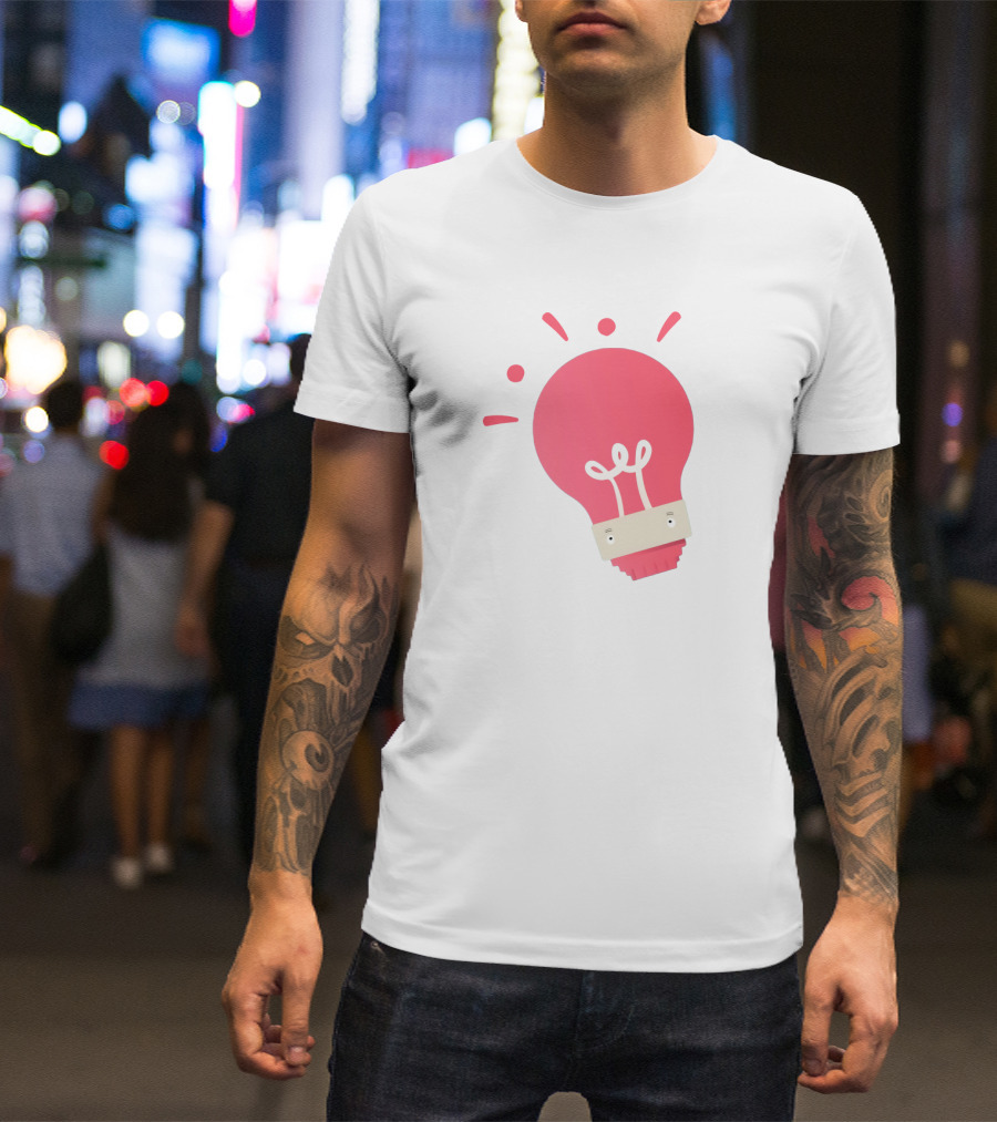 Create Light Bulb Icon Creativity Concept T-Shirt
