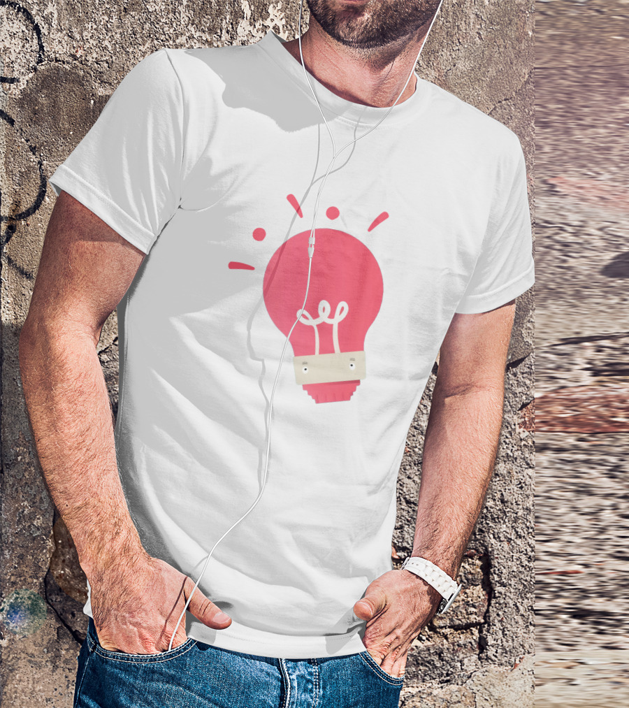 Create Light Bulb Icon Creativity Concept T-Shirt