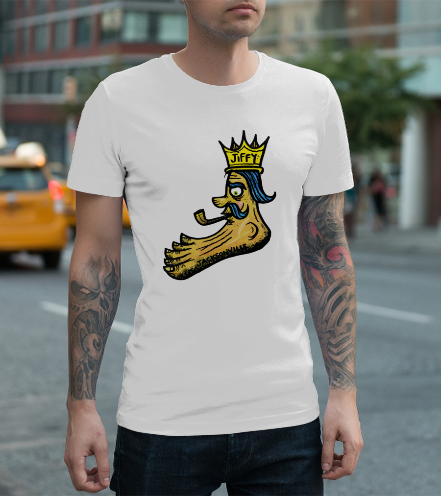Jiffy J. Jacksonville Crowned Foot with Pipe T-Shirt