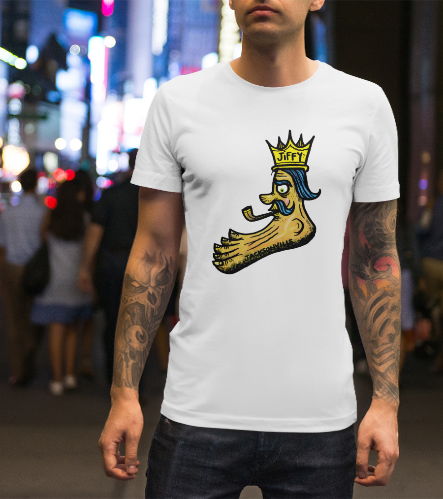 Jiffy J. Jacksonville Crowned Foot With Pipe T-Shirt