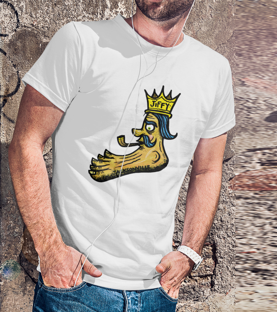 Jiffy J. Jacksonville Crowned Foot With Pipe T-Shirt