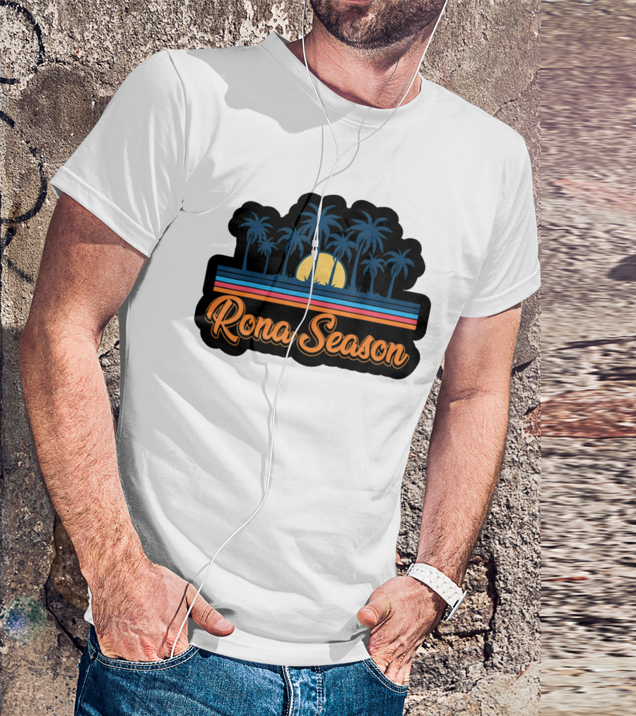 Rona Season Tropical Sunset Palm Trees T-Shirt