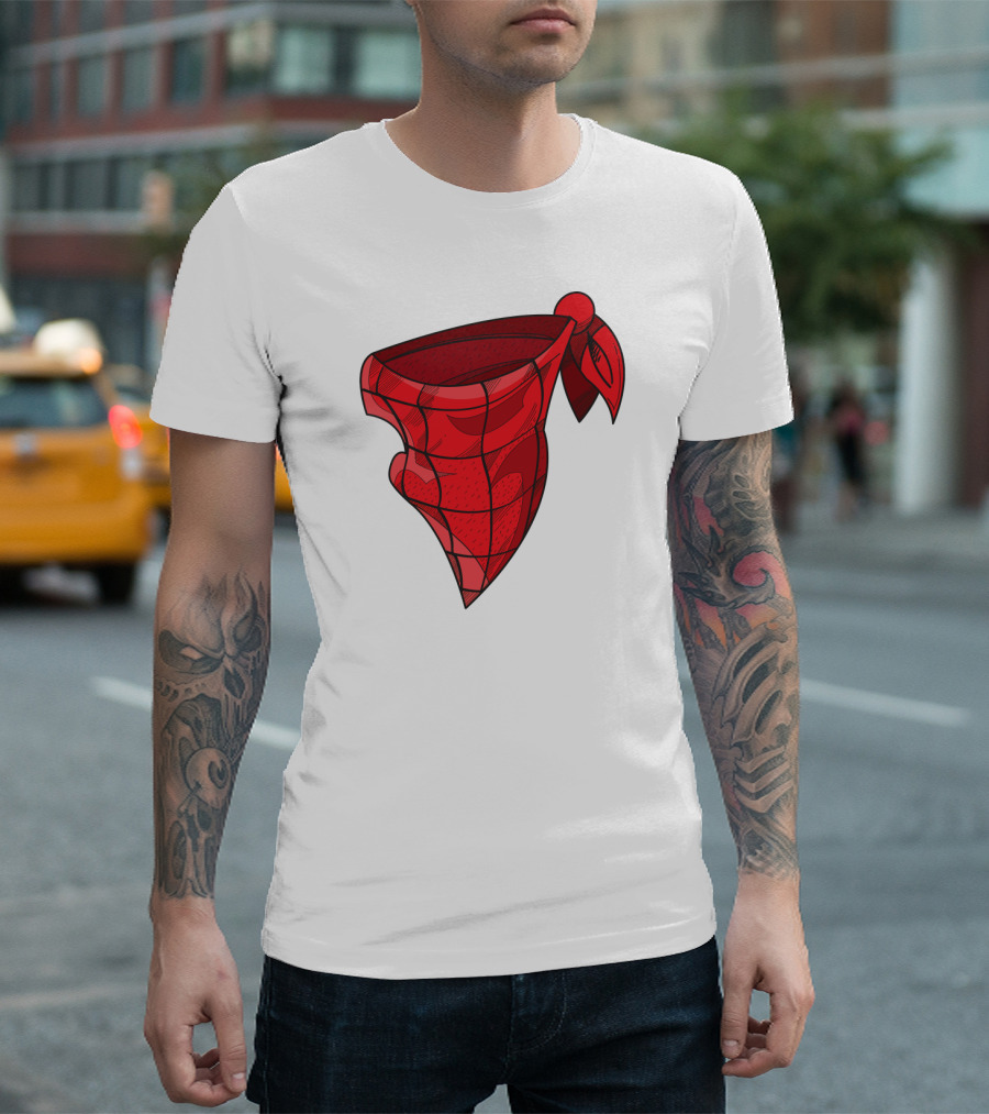 Bandana Paisley Red Scarf T-Shirt