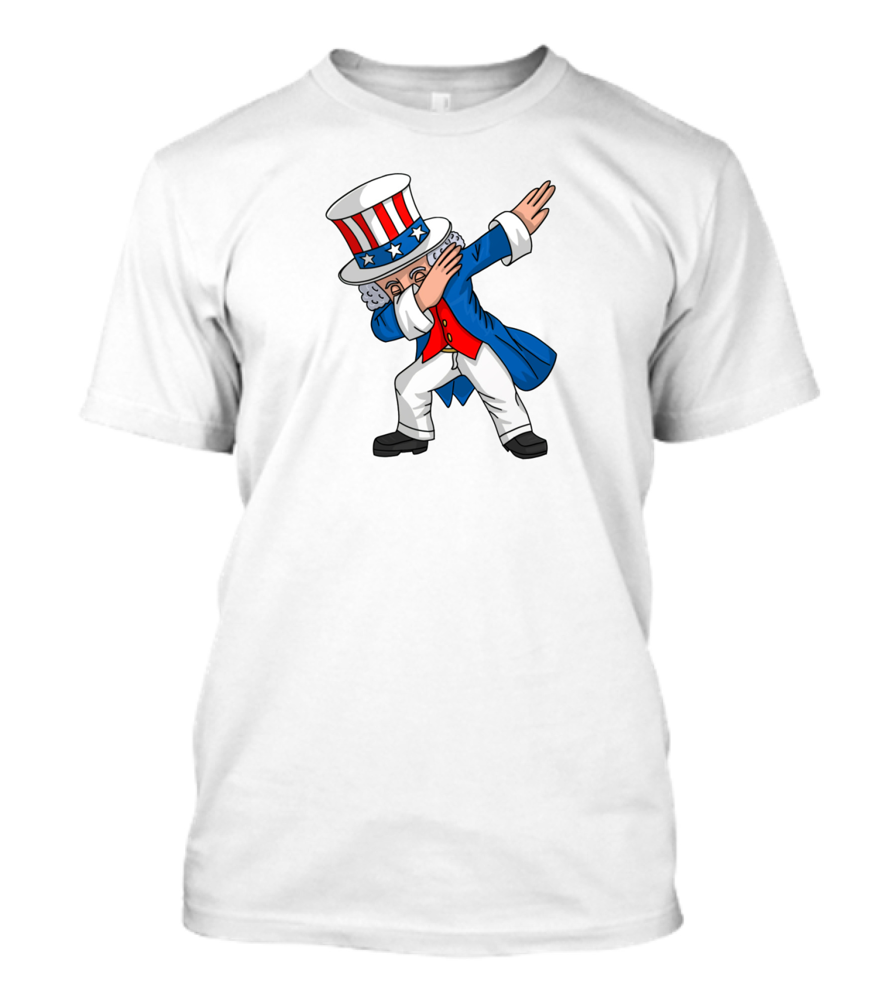 Uncle Sam Dabbing Boys 4th Of July T-Shirt