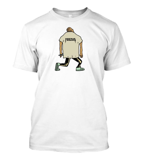 Yeezus Kneeling Figure With Microphone T-Shirt