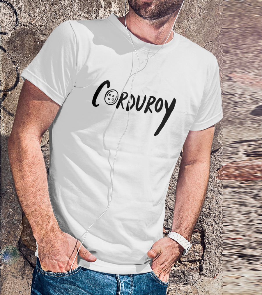 CORDUROY Button T-Shirt