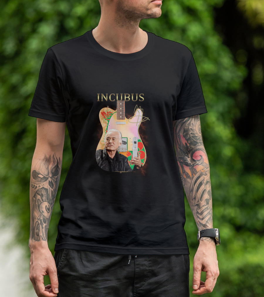 Incubus Signature Guitar With Rock Legend T-Shirt