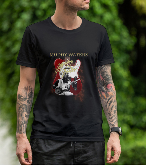 Muddy Waters Guitar Signature Red Telecaster T-Shirt