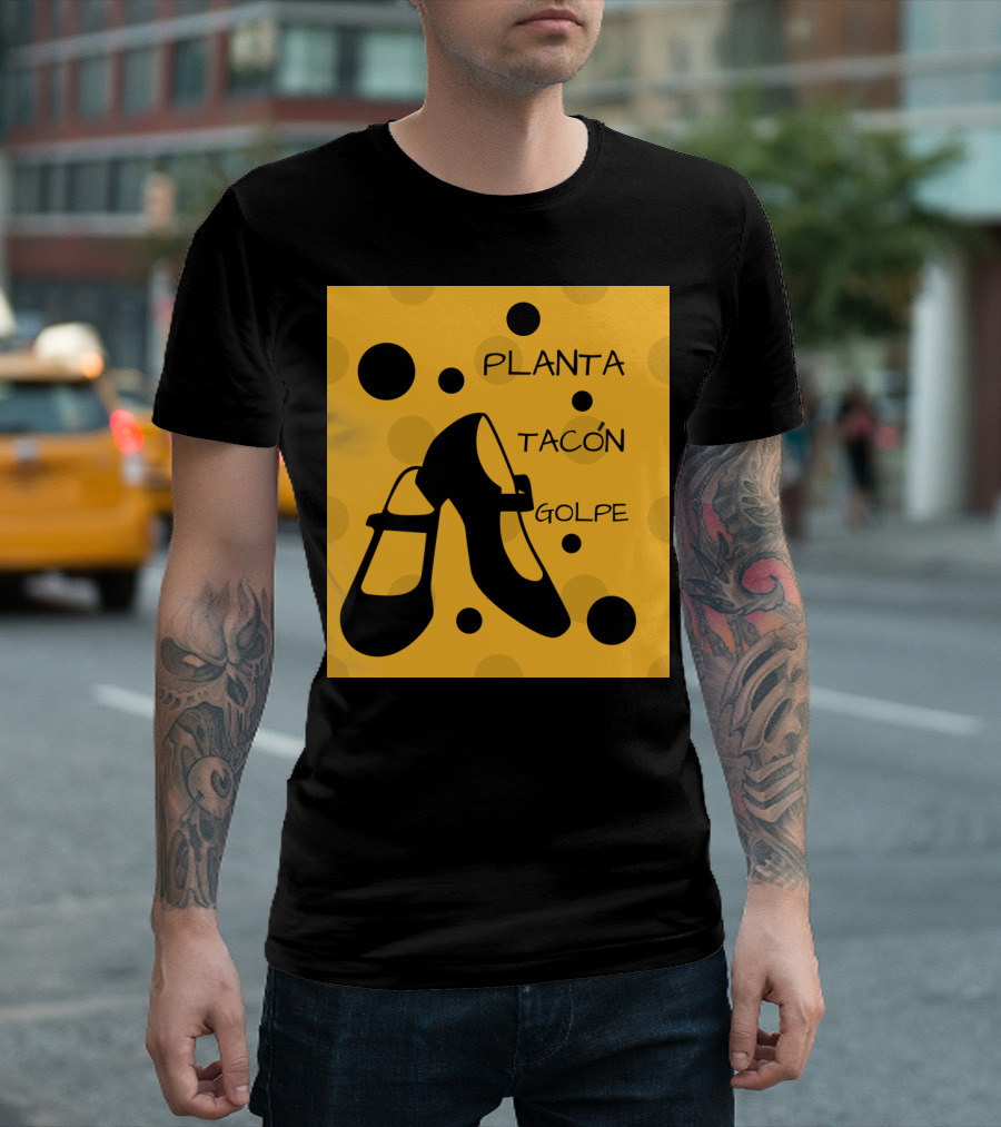 Planta Tacón Golpe Mary Jane Shoes Dance T-Shirt