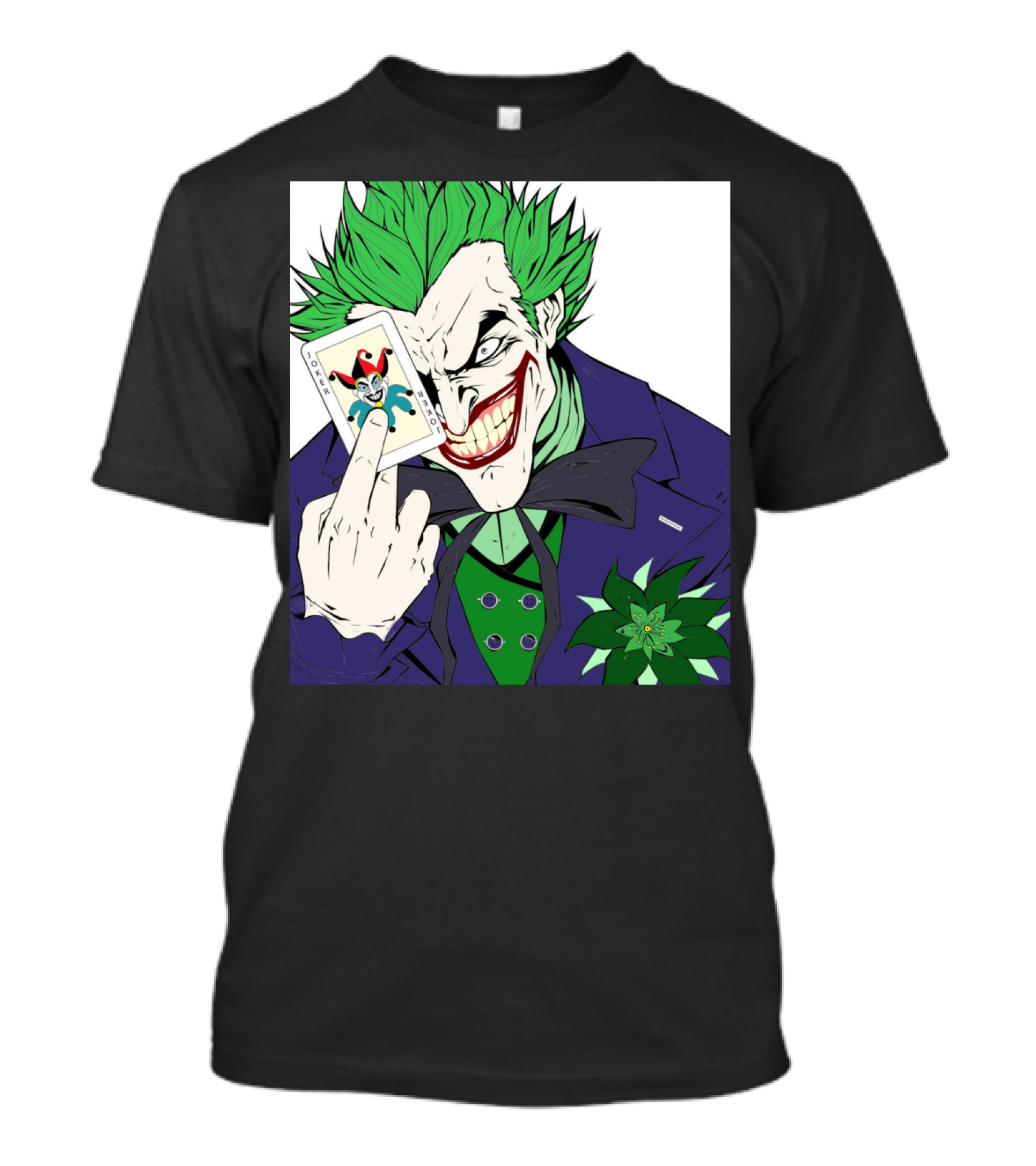 The Joker Holding Playing Card Is This Your Card? T-Shirt
