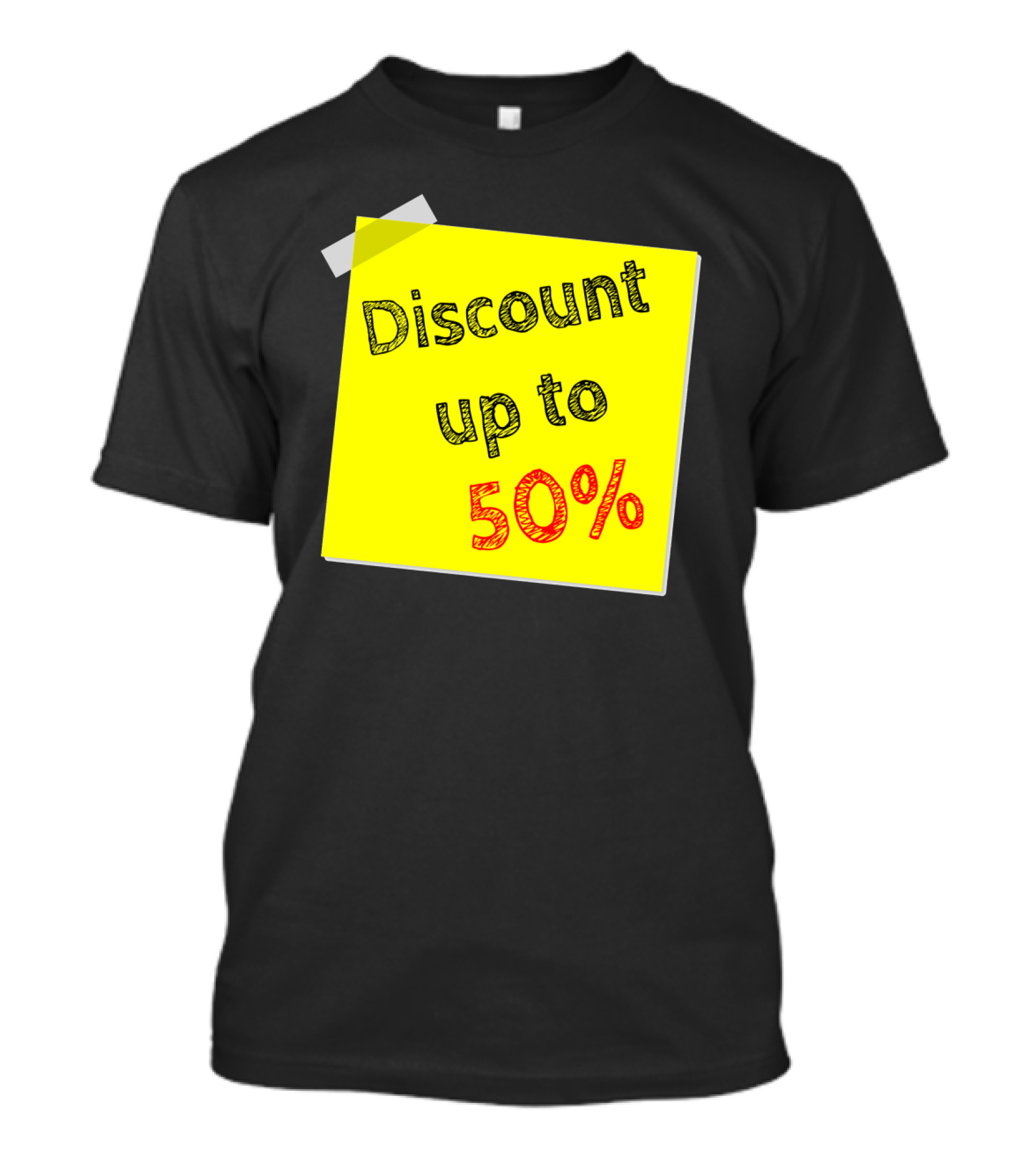 Discount Up To 50% Sale Event T-Shirt