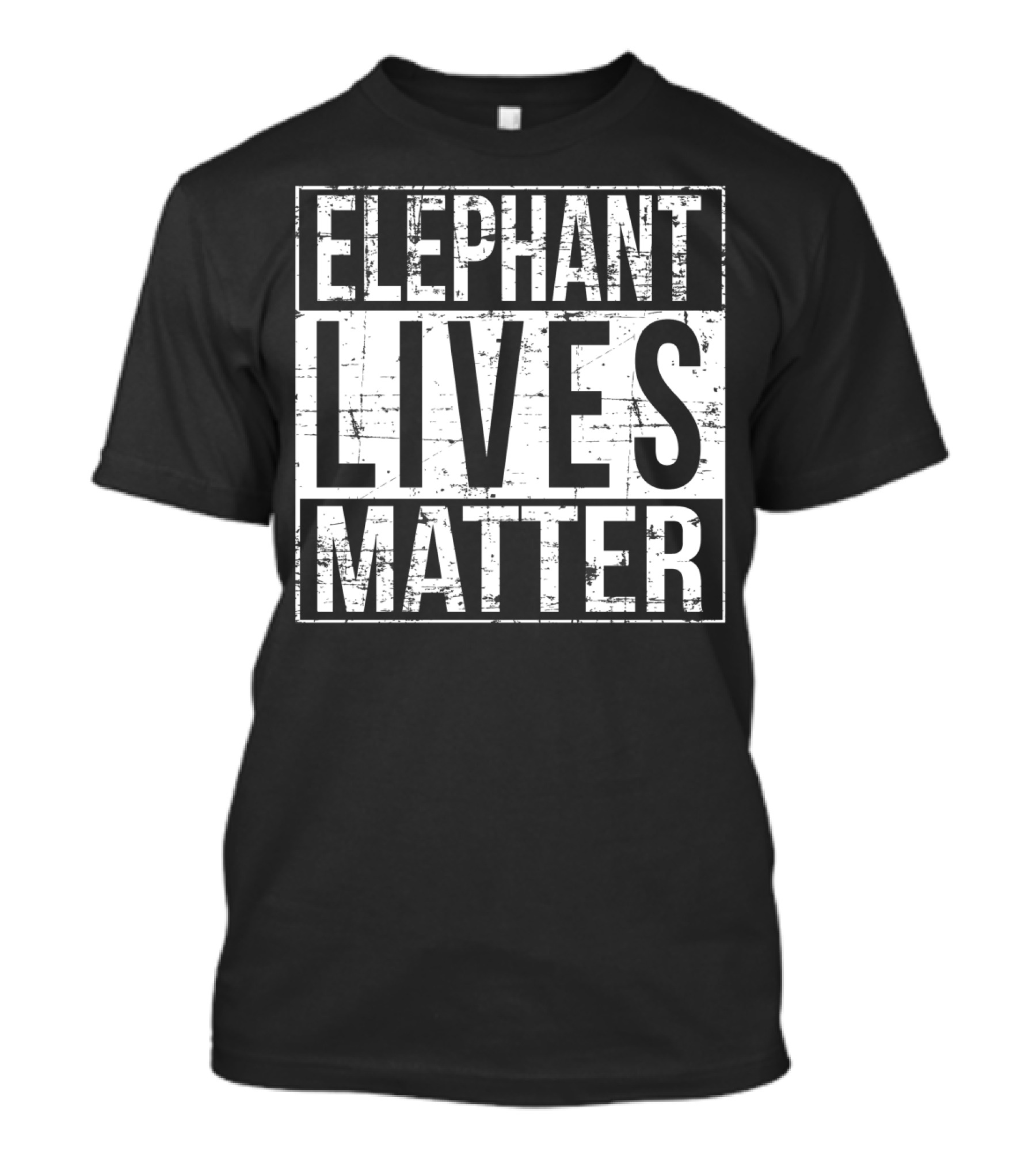 Elephant Lives Matter Save Elephants African Conservation Message T-Shirt
