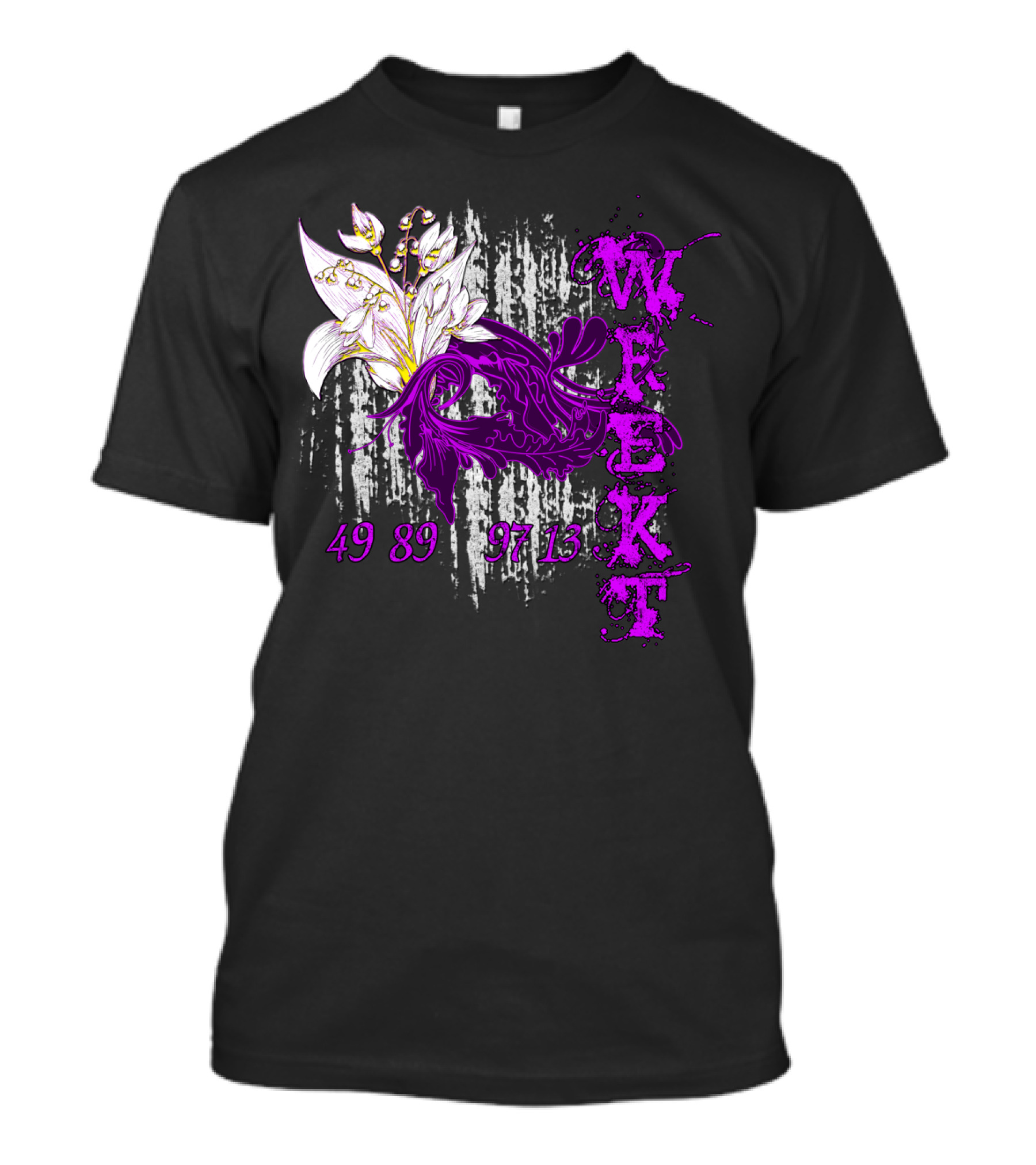 Wrekt Set Floral 49 89 97 13 Lily T-Shirt