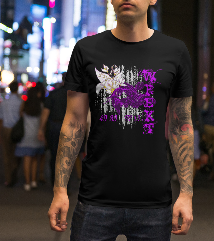 Wrekt Set Floral 49 89 97 13 Lily T-Shirt
