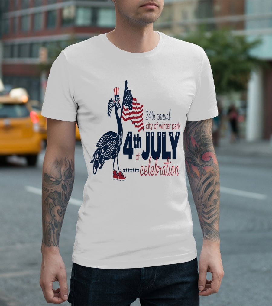 24th Annual City of Winter Park 4th of July T-Shirt
