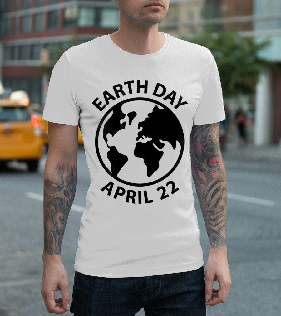 Earth Day April 22 Globe T-Shirt