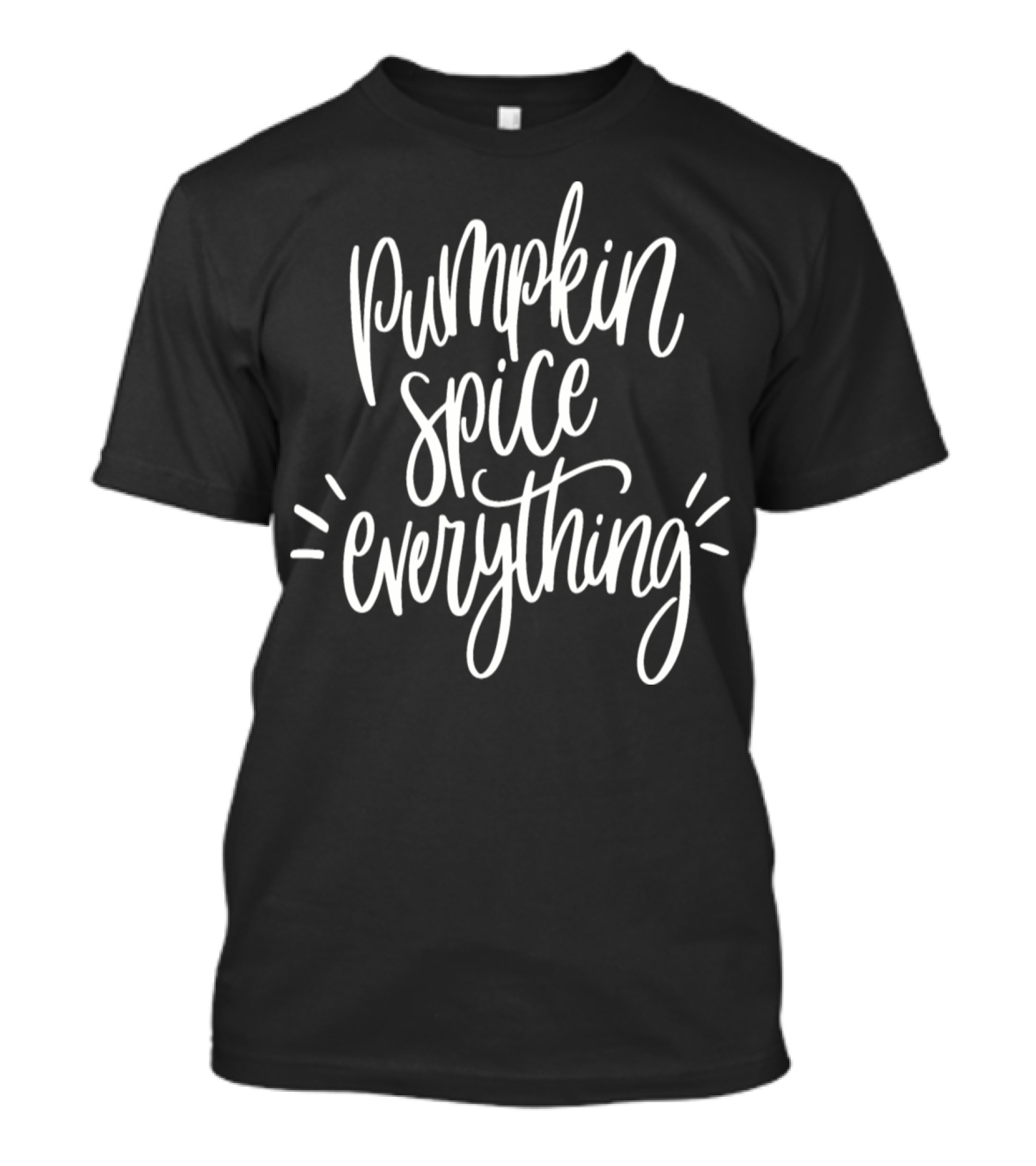 Pumpkin Spice Everything Seasonal Autumn Trendy Phrase T-Shirt