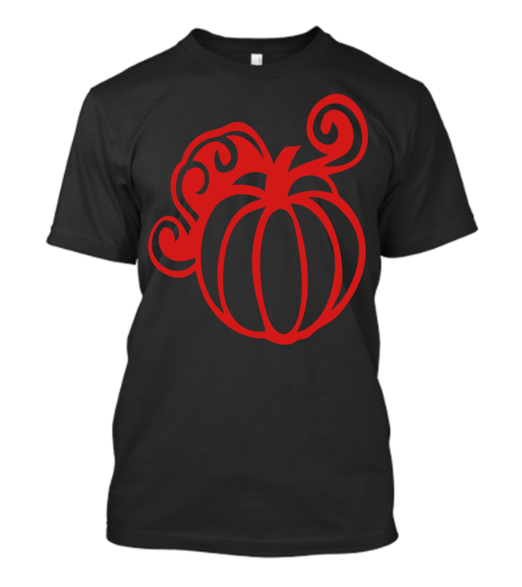 Pumpkin 1c Red Swirl T-Shirt