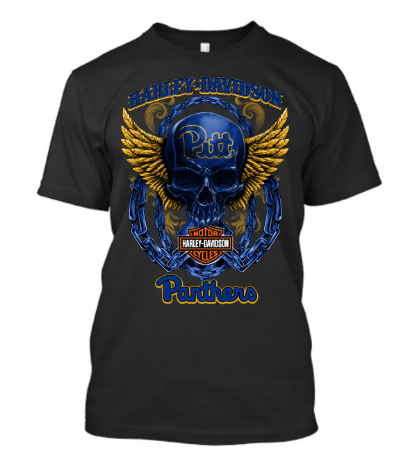 Harley Davidson Pitt Panthers Motor Cycles T-Shirt