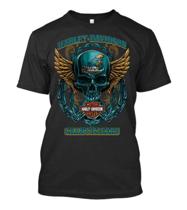 Harley Davidson Coastal Carolina Chanticleers Motorcycles T-Shirt