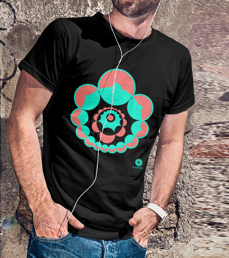 Crop Circle New Alresford Designalens Geometric T-Shirt