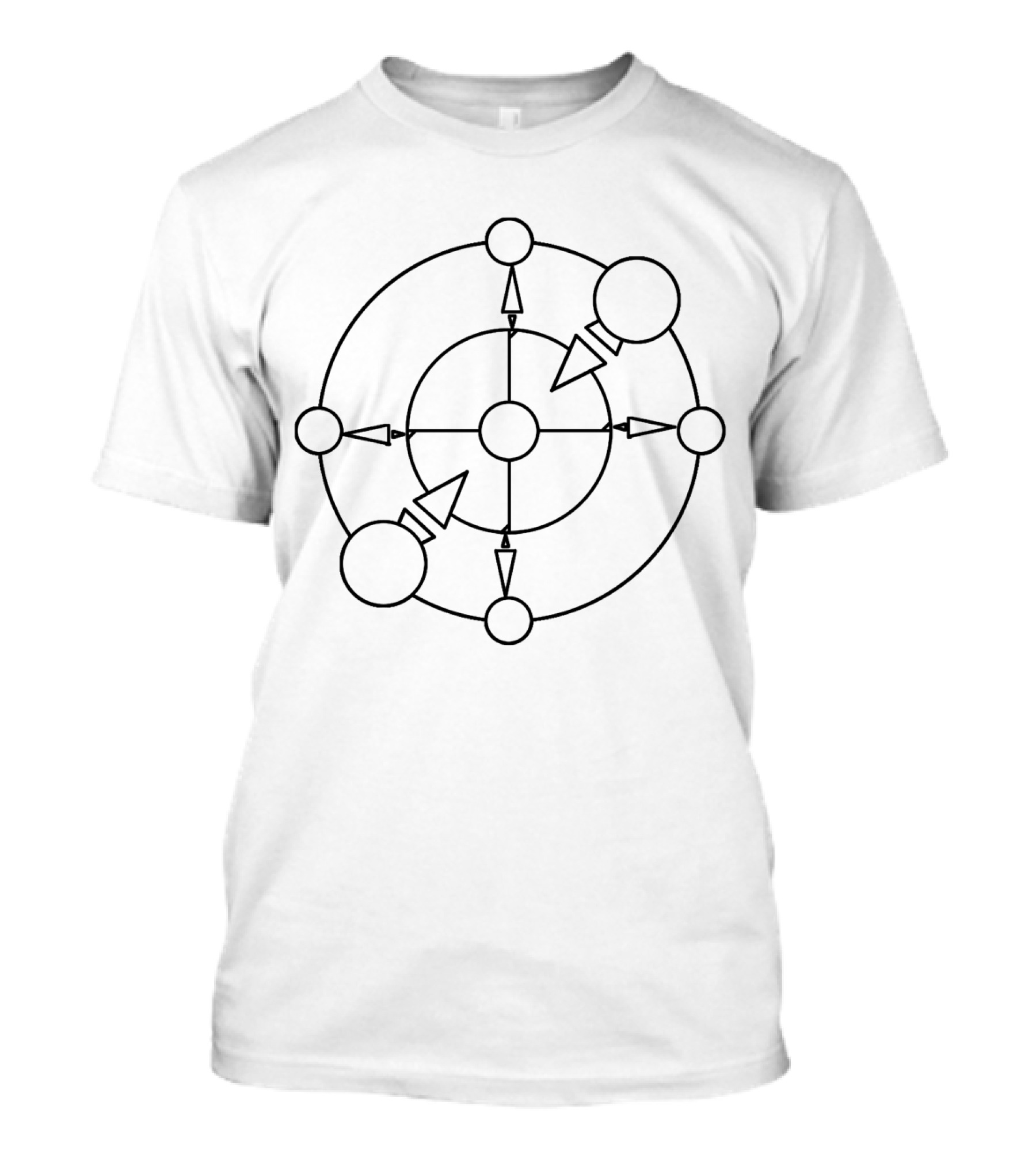 Geometric Circles And Arrows T-Shirt
