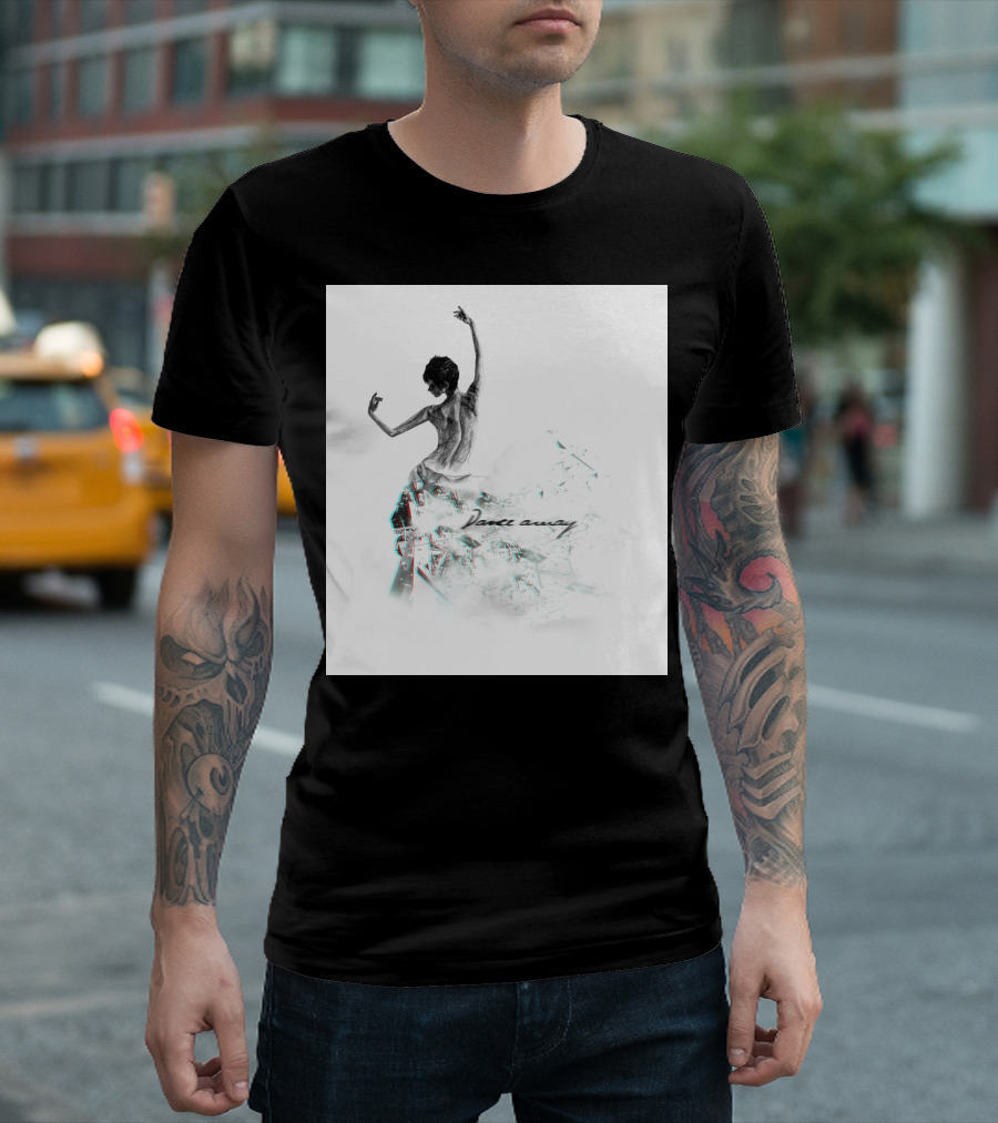 Dance Away with Graceful Artistic Flow in Abstract Elegance T-Shirt