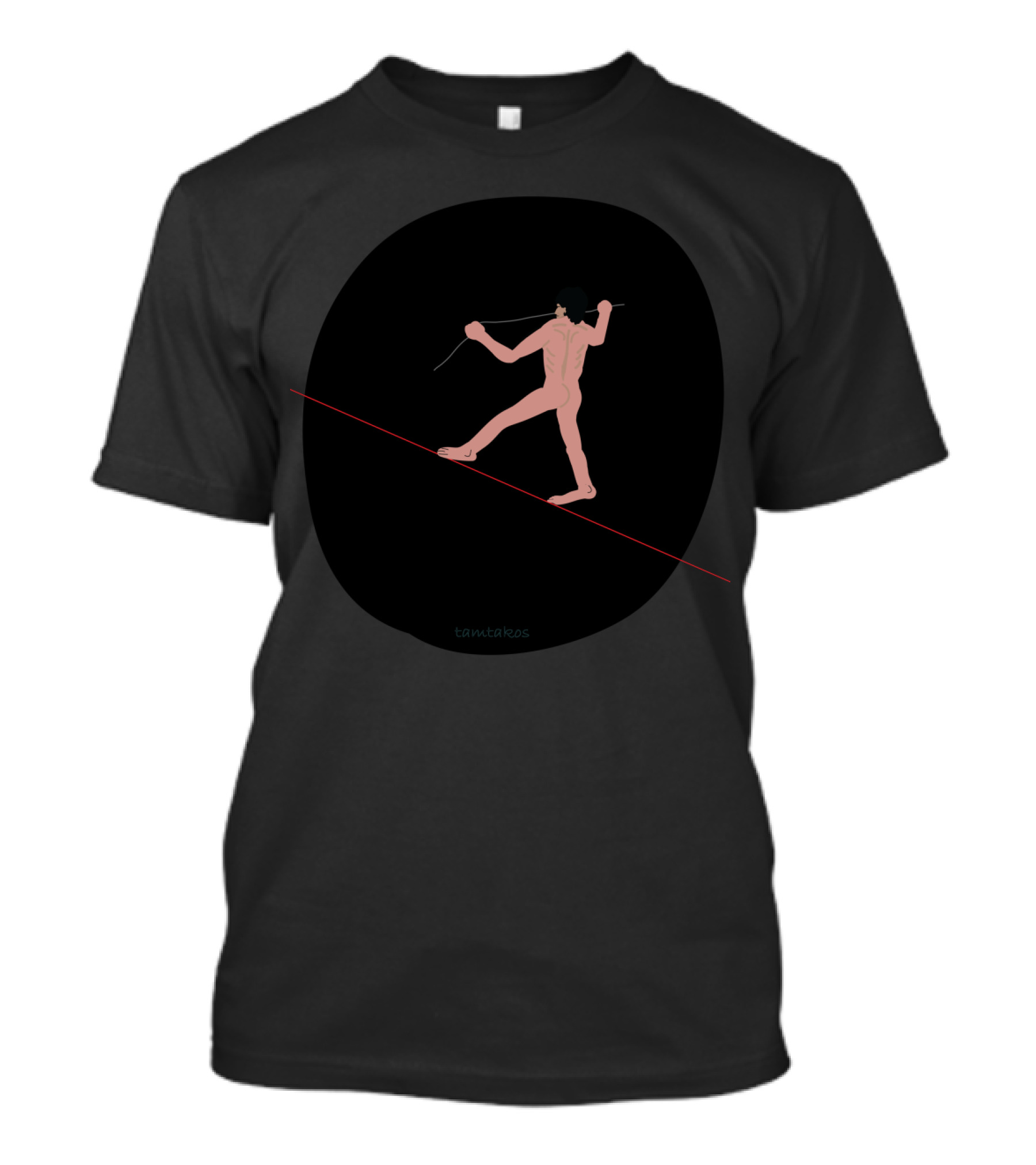 Tamitakos Rope Dancer Tightrope Balance T-Shirt