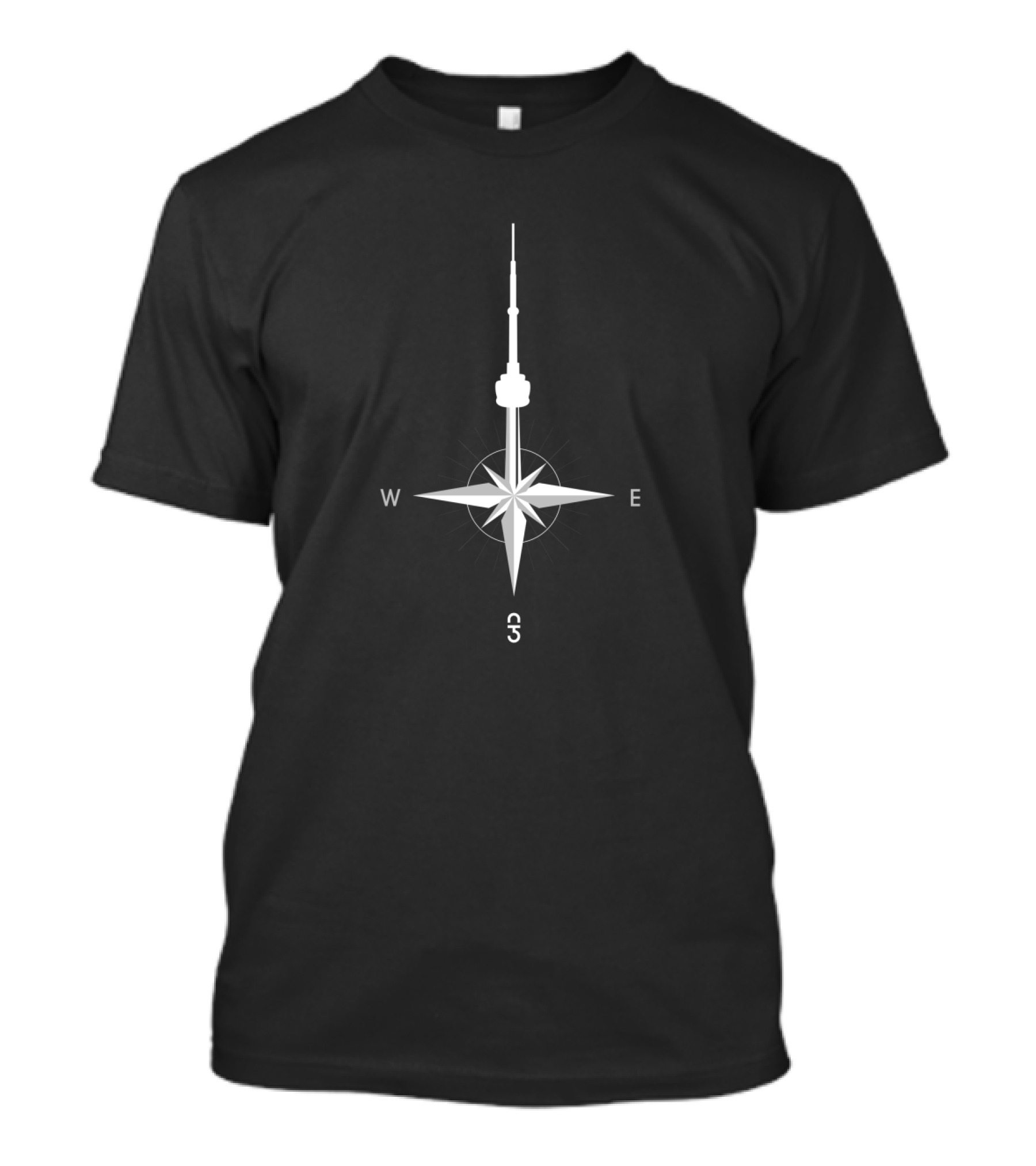 We The North CN Tower Compass Symbol W E S T-Shirt