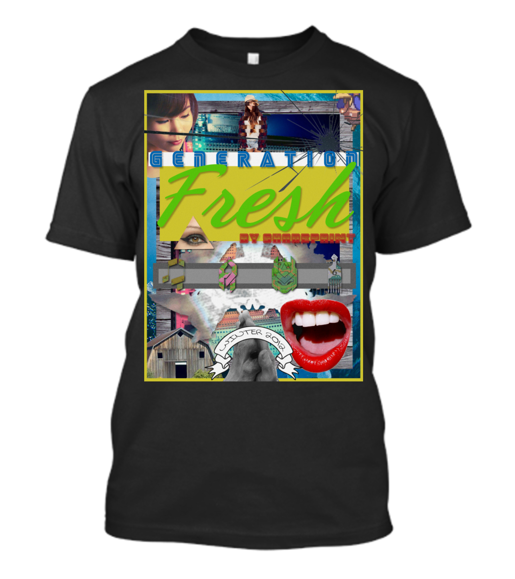 GENERATION Fresh By Onerepoint Winter 2012 Vibrant Collage T-Shirt
