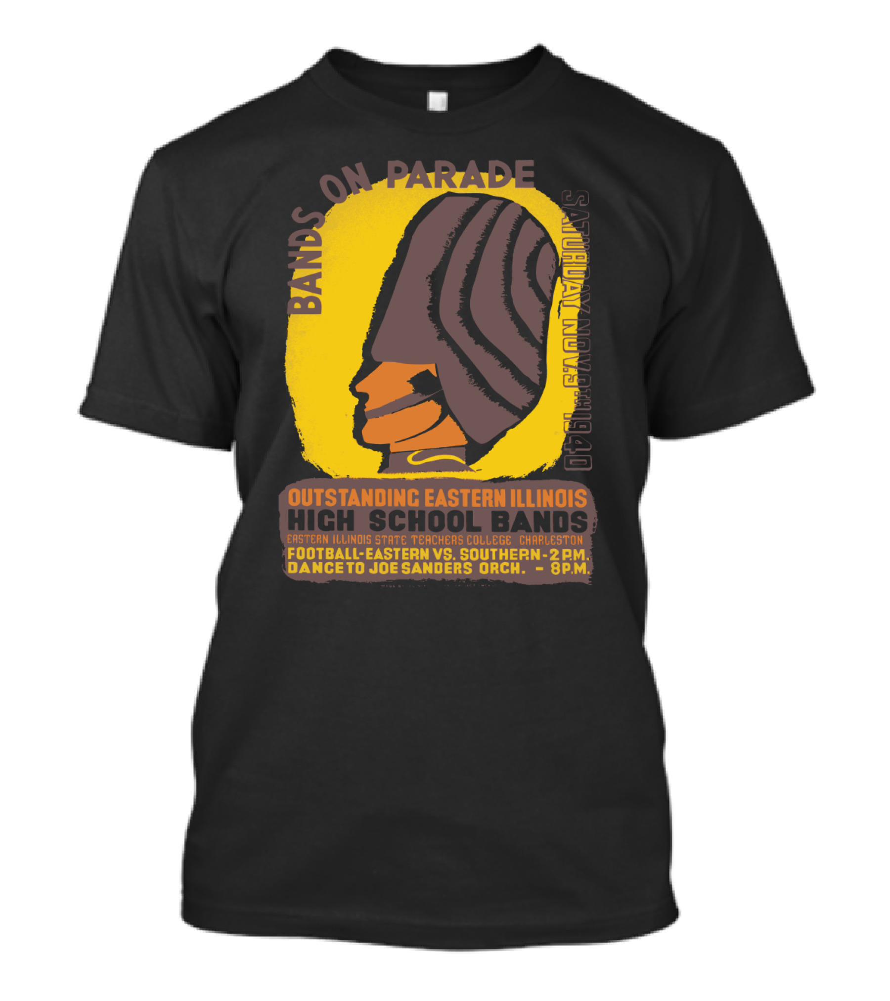 Outstanding Eastern Illinois High School Bands Football Eastern Vs. Southern Dance To Joe Sanders Orch T-Shirt