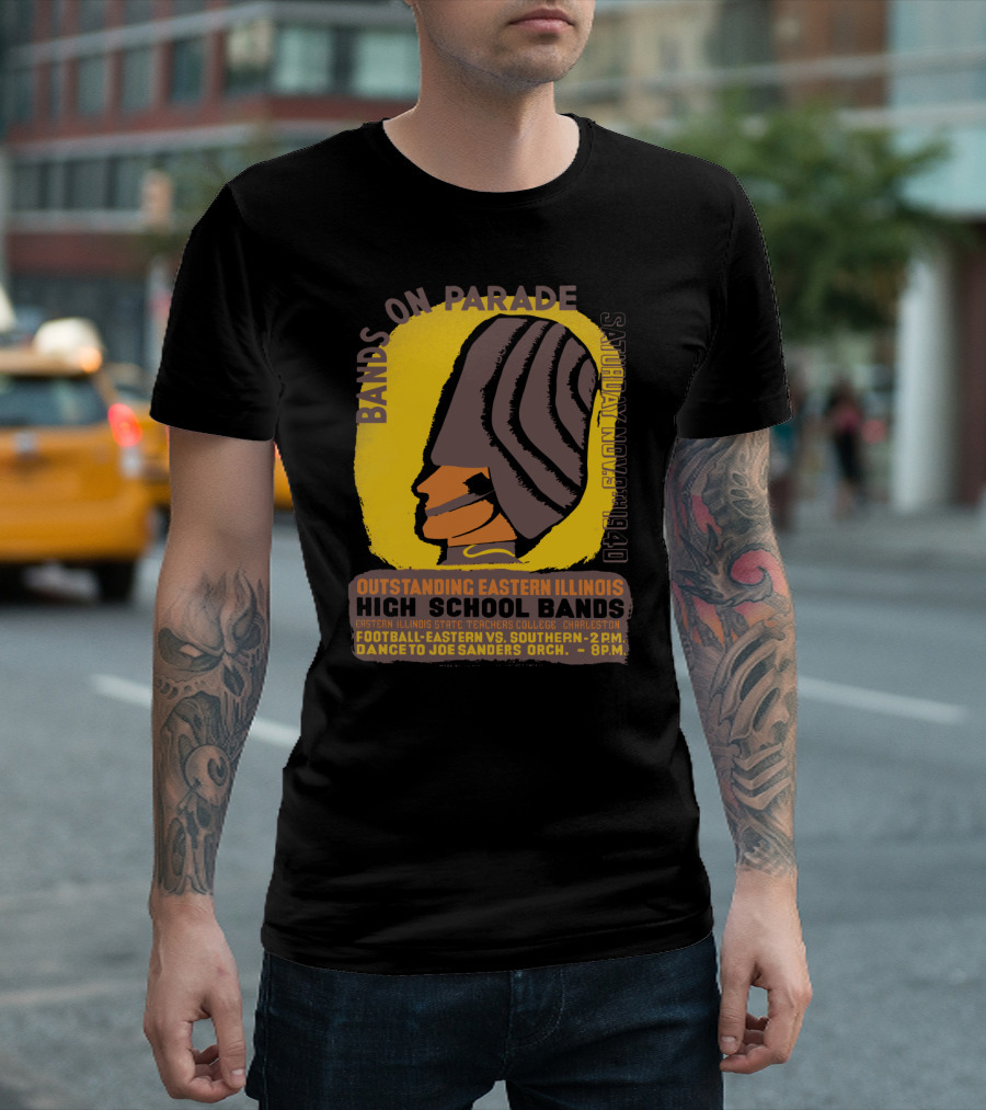 Outstanding Eastern Illinois High School Bands Football Eastern Vs. Southern Dance To Joe Sanders Orch T-Shirt