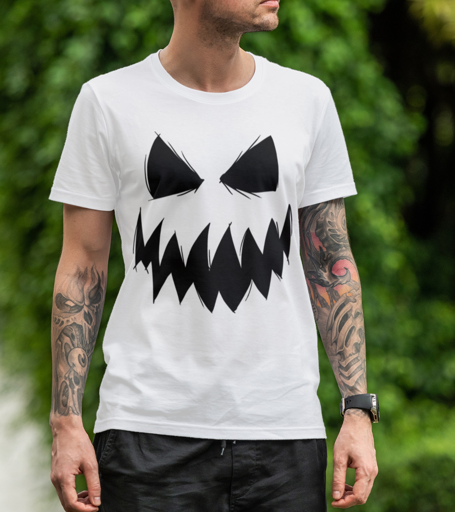 Halloween Pumpkin Jack-O'-Lantern Grinning Smile T-Shirt