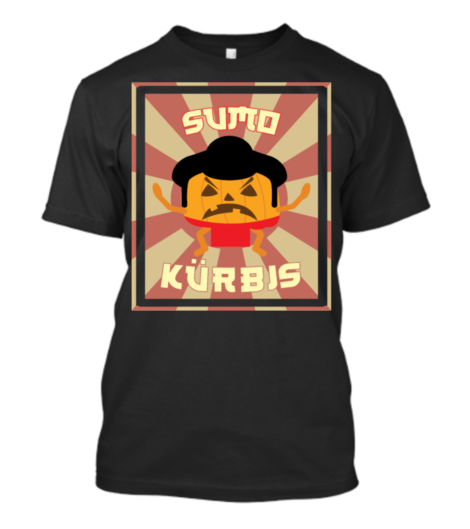 Sumo Kürbis Halloween Pumpkin German Great T-Shirt