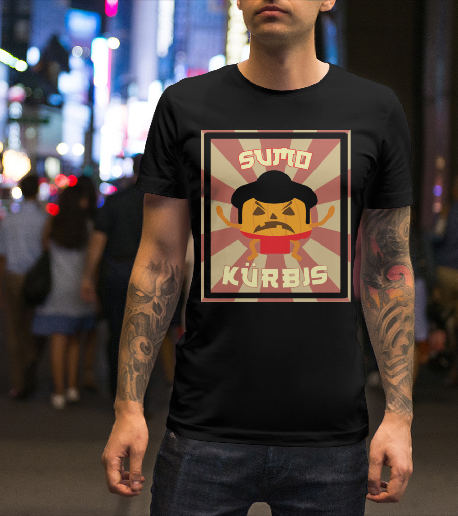 Sumo Kürbis Halloween Pumpkin German Great T-Shirt