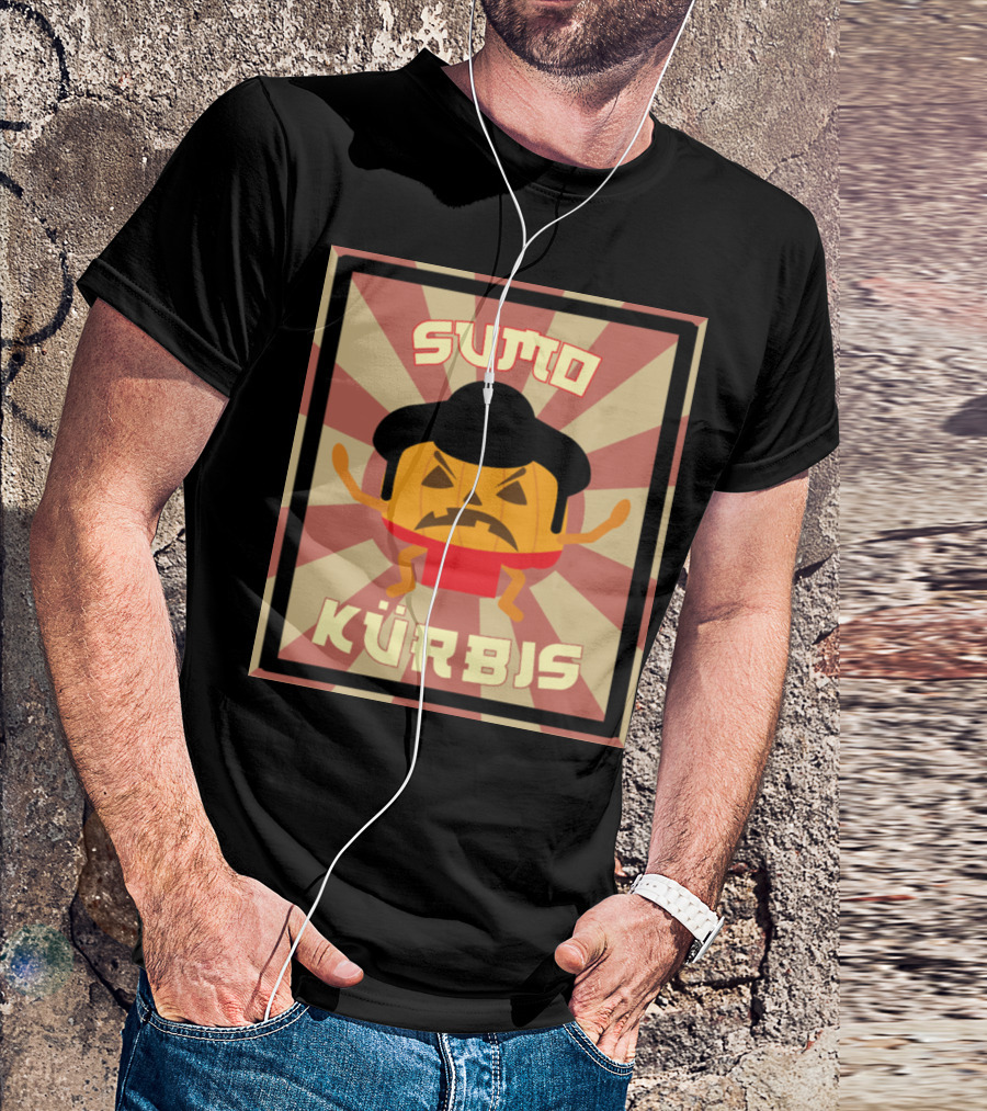 Sumo Kürbis Halloween Pumpkin German Great T-Shirt