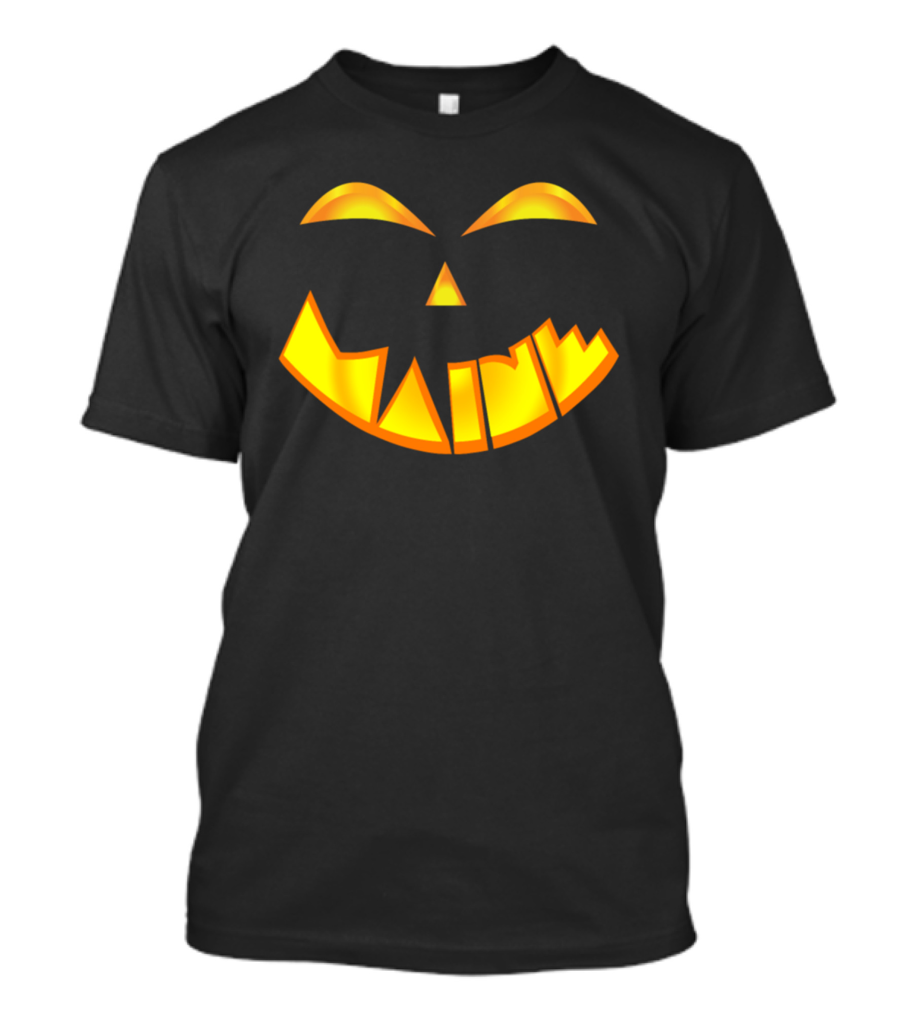 Maine Jack O' Lantern Pumpkin Face With Carved Smile T-Shirt
