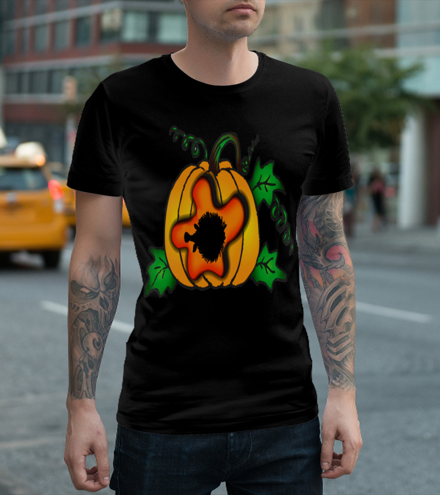 Puffer Fish Pumpkin Sea Life T-Shirt