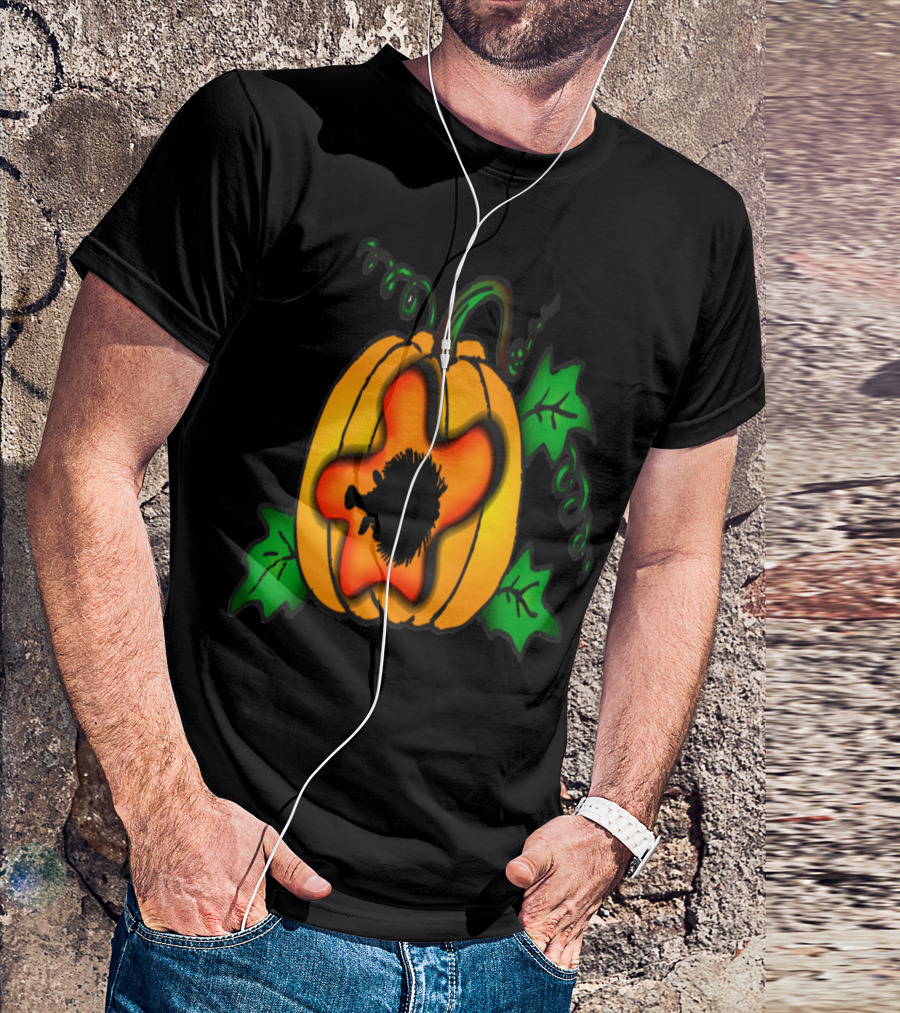 Puffer Fish Pumpkin Sea Life T-Shirt