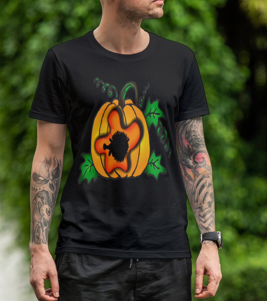 Puffer Fish Pumpkin Sea Life T-Shirt