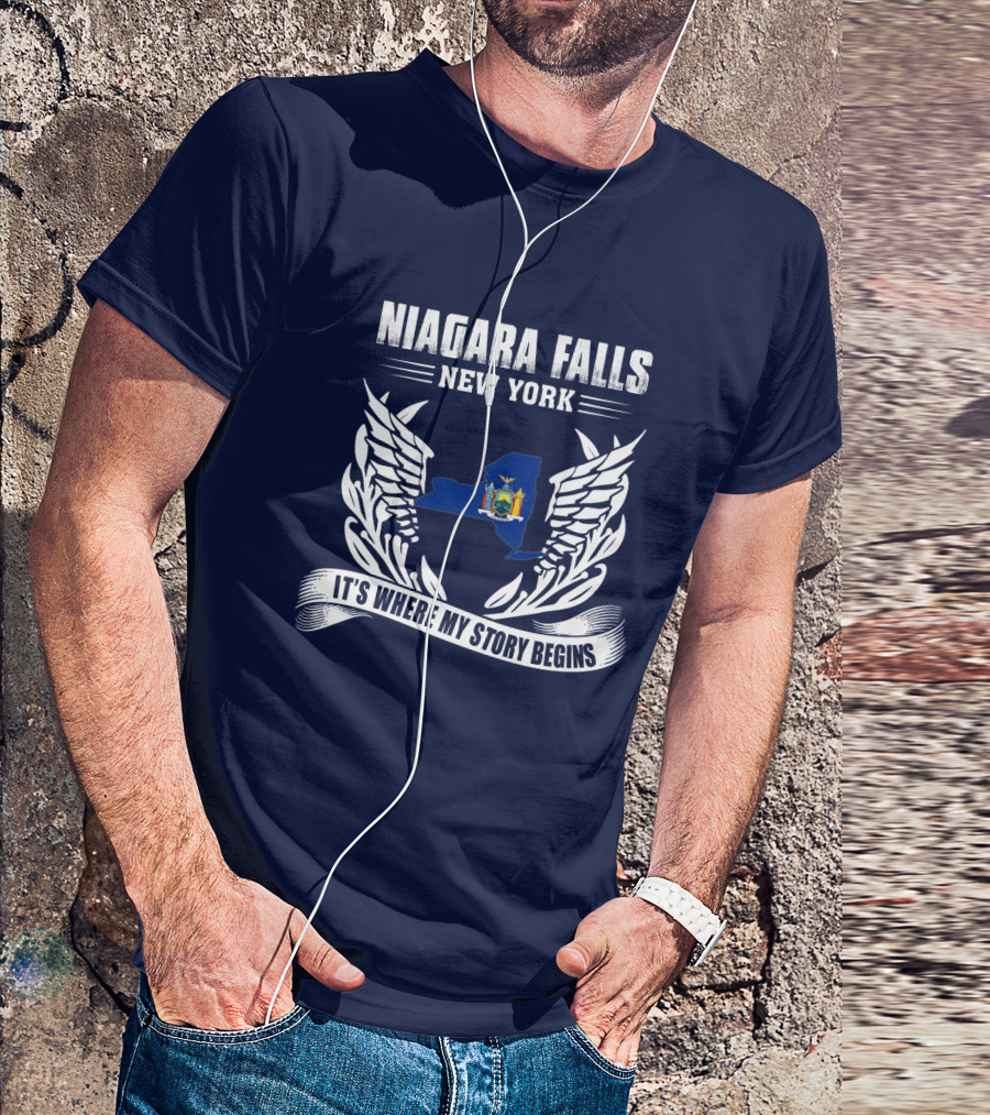 Niagara Falls New York It's Where My Story Begins T-Shirt